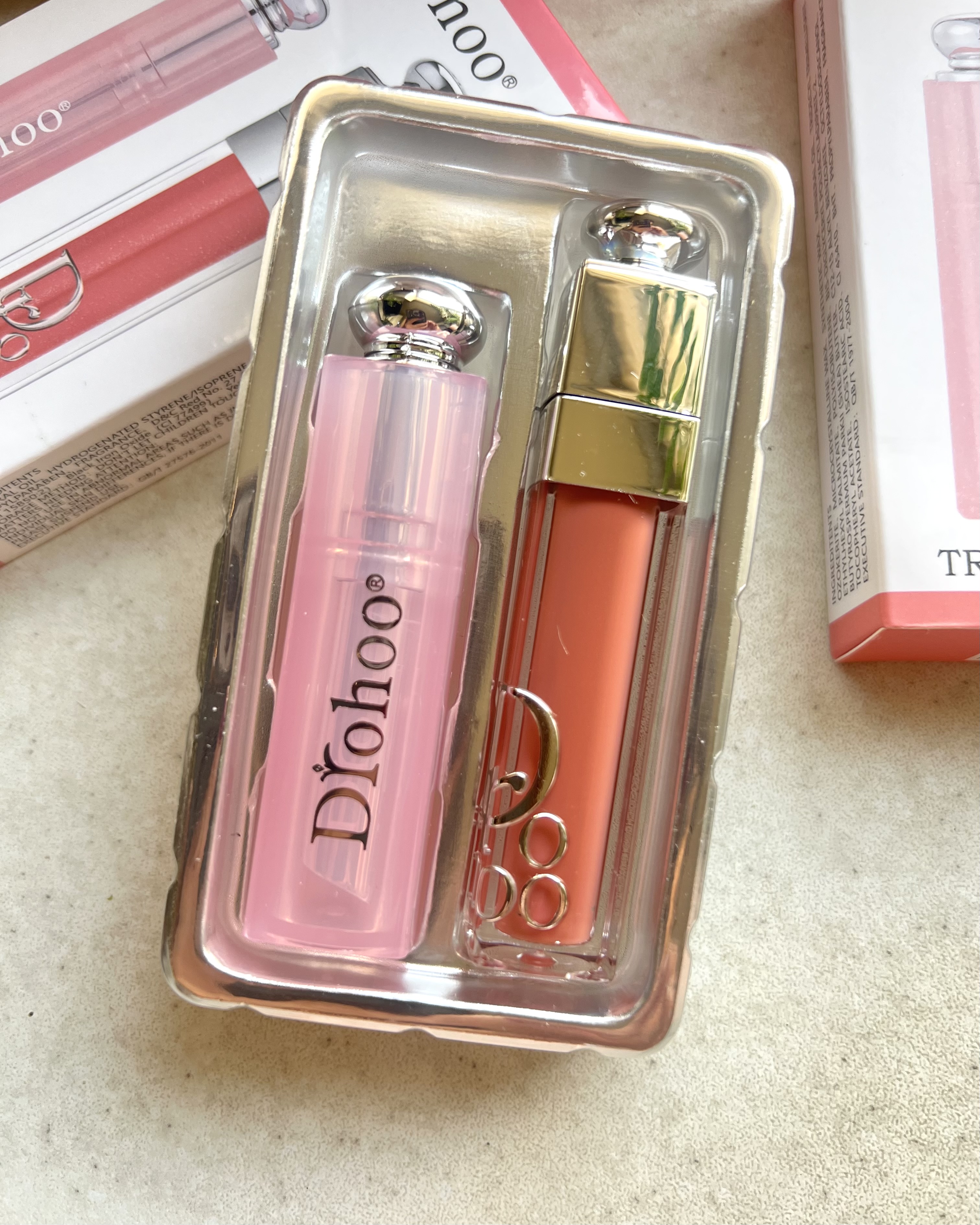 پک لیپ گلاس و بالم لب حرارتی Drohoo کد ۴۱۲۰۴