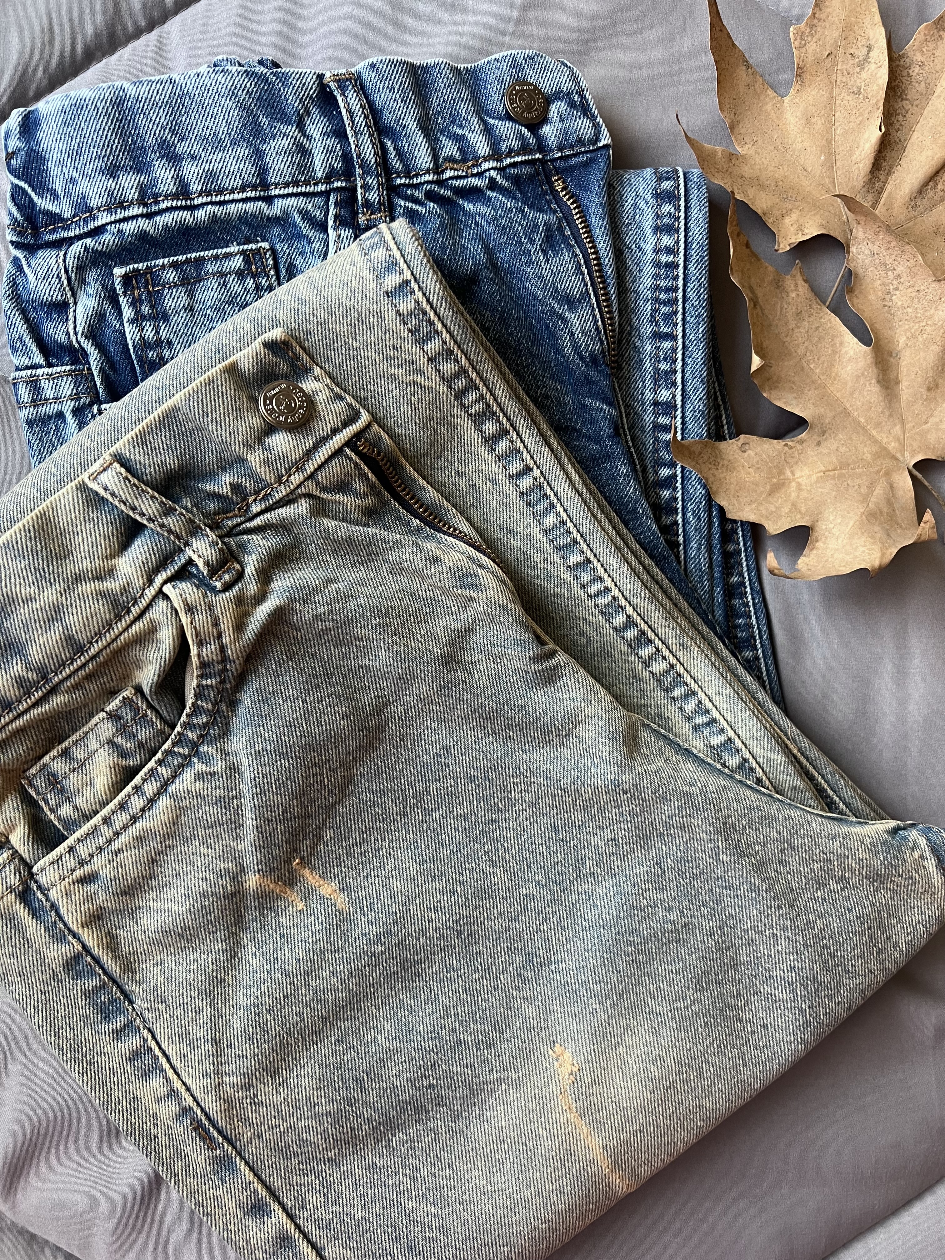 شلوار جین نیم بگ کد ۴۹۲۳