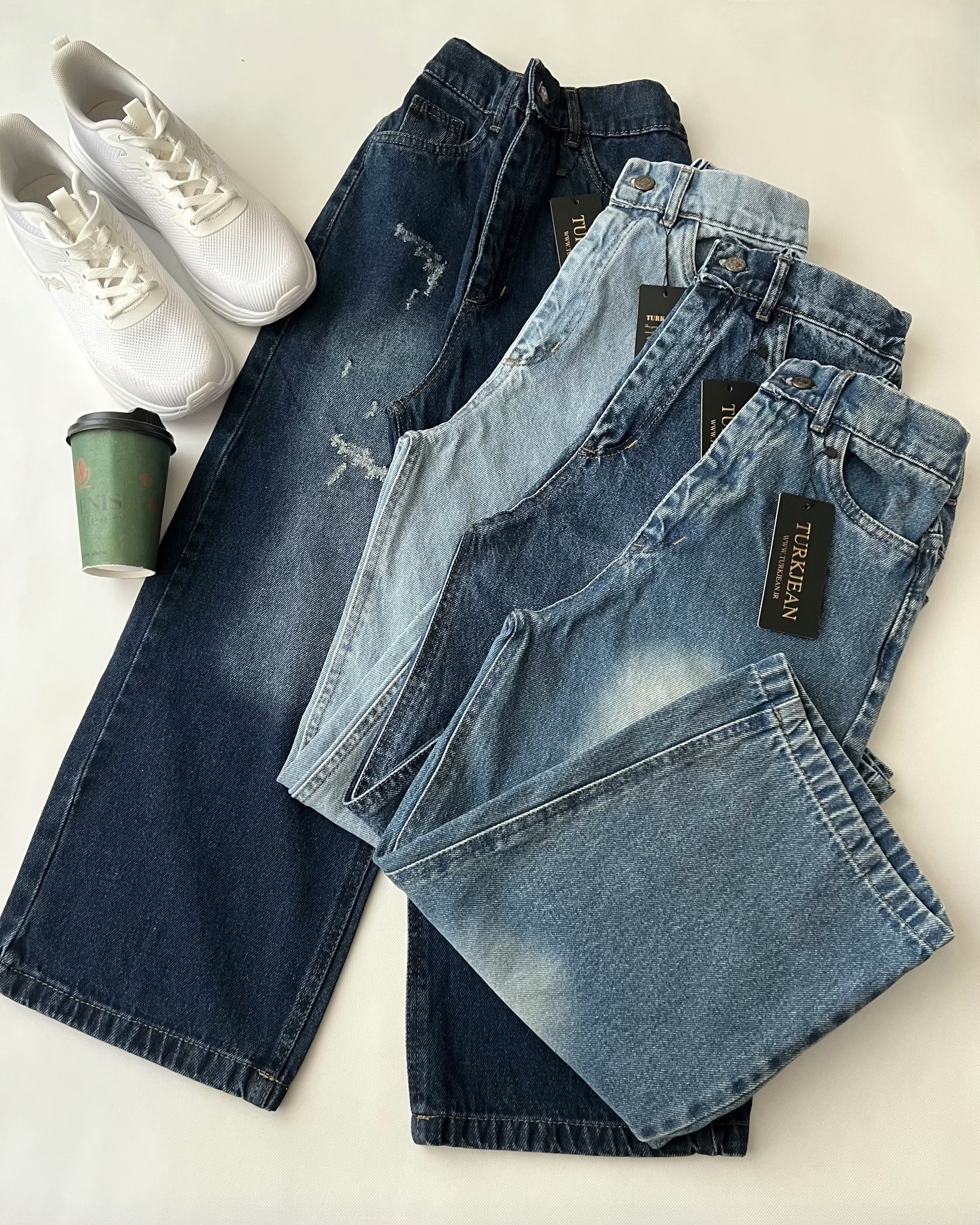 شلوار جین واید لگ کد ۴۱۱۰۶