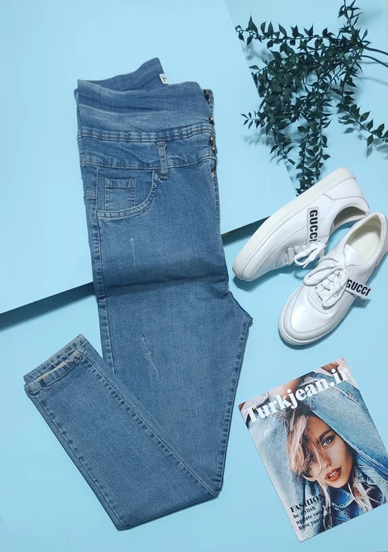 شلوار جین گندار moda قد ۱۰۵ تک رنگ